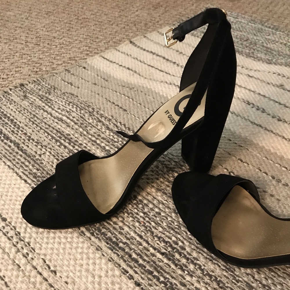 Black Strappy Heels